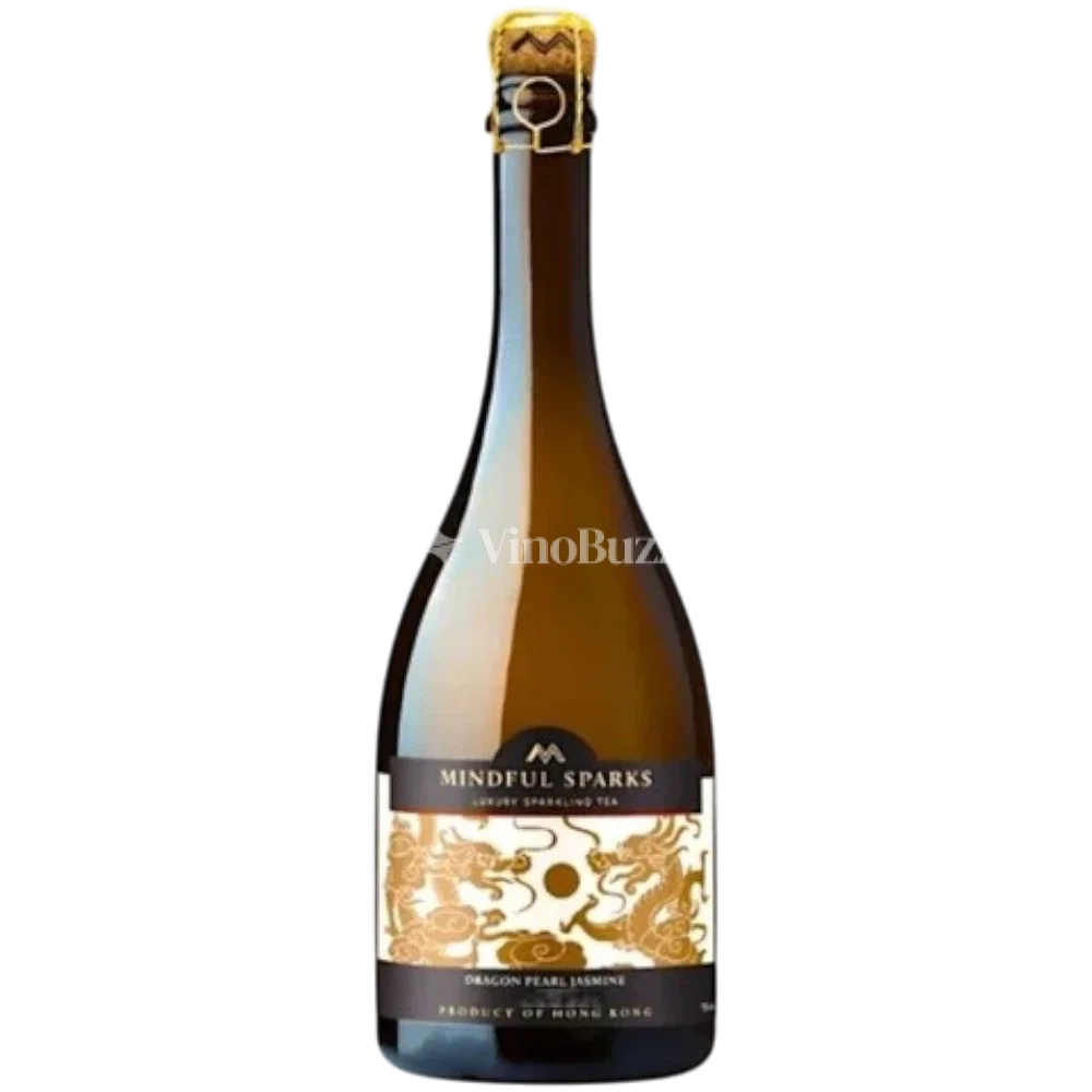 Mindful Sparks Sparkling Dragon Pearl Jasmine Tea Case of 12 x 375ml NV
